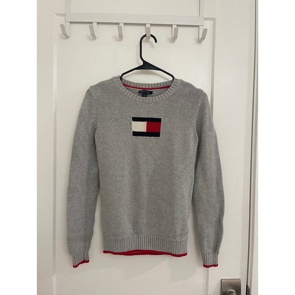 Tommy Hilfiger Sweaters - Tommy Hilfiger Americana Chic Y2K Preppy Luxury Old‎ Money Flag Sweater